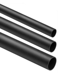 Rura Elektroinstalacyjna Sztywna, Gładka Czarny Crl-22 2M (Paczka 25Szt.)