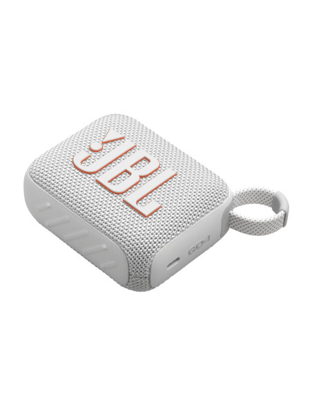 Jbl Go 4 Wht Głośnik Przenośny Bluetooth Biały