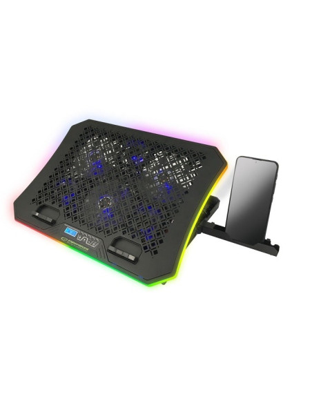Esperanza Podstawka Chłodząca Gaming Z Podstawką Na Telefon Rgb Galerne Egc109