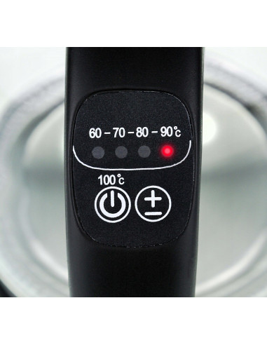 Czajnik Elektryczny Esperanza Loire Ekk027 (2200W 1.7L  Kolor Czarny)