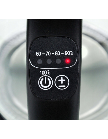 Czajnik Elektryczny Esperanza Loire Ekk027 (2200W 1.7L  Kolor Czarny)