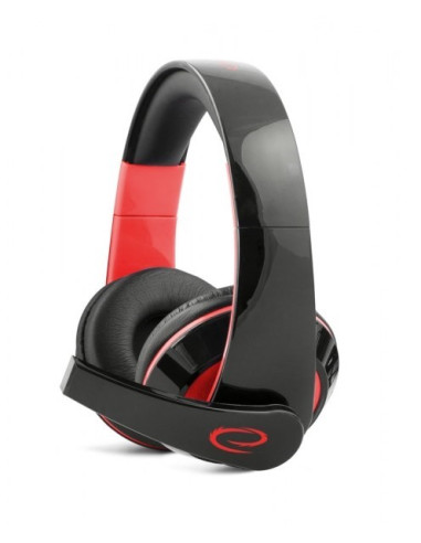 Słuchawki Z Mikrofonem Esperanza Condor Egh300R (Kolor Czarny)