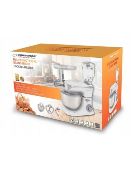 Robot Kuchenny Planetarny Do Mielenia Esperanza Cooking Master Ekm025 (1000W)