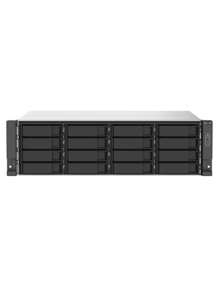 Qnap Ts-1673Au-Rp-16G Serwer Danych Nas Rack (3U) Ryzen Embedded V1500B 16 Gb Ddr4 0 Tb Qnap Qts Czarny, Szary