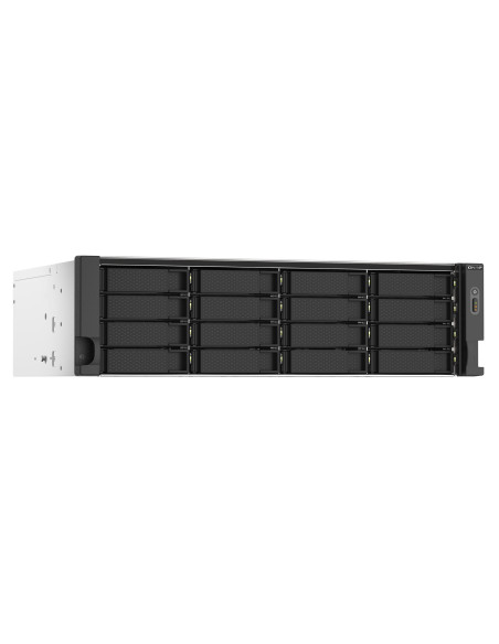 Qnap Ts-1673Au-Rp-16G Serwer Danych Nas Rack (3U) Ryzen Embedded V1500B 16 Gb Ddr4 0 Tb Qnap Qts Czarny, Szary