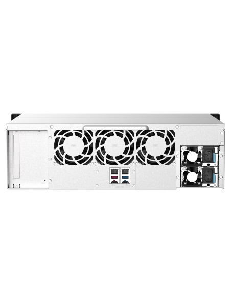 Qnap Ts-1673Au-Rp-16G Serwer Danych Nas Rack (3U) Ryzen Embedded V1500B 16 Gb Ddr4 0 Tb Qnap Qts Czarny, Szary