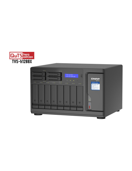 Qnap Tvs-H1288X Nas Tower Przewodowa Sieć Lan Czarny W-1250