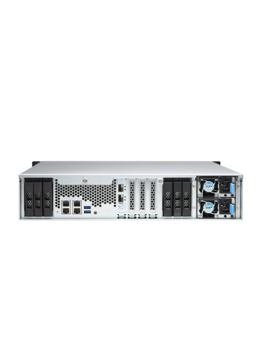 Qnap Ts-H1886Xu-Rp-R2 Nas Rack (3U) Intel® Xeon® D D-1622 32 Gb Ddr4 0 Tb Quts Hero Czarny, Szary