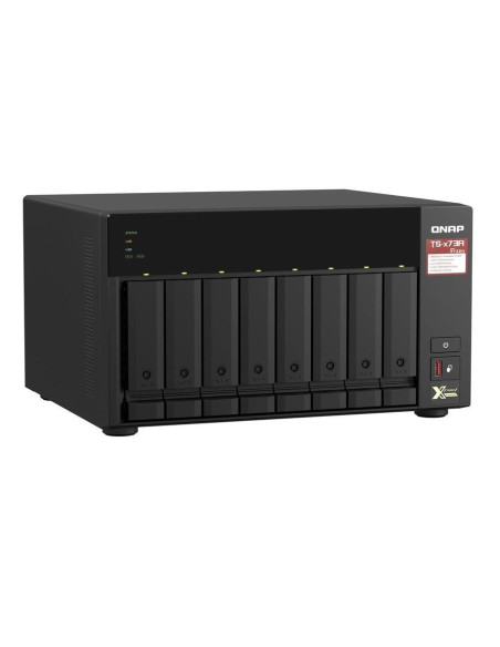 Qnap Ts-873A Nas Tower Ryzen Embedded V1500B 8 Gb Ddr4 0 Tb Qnap Turbo System Czarny