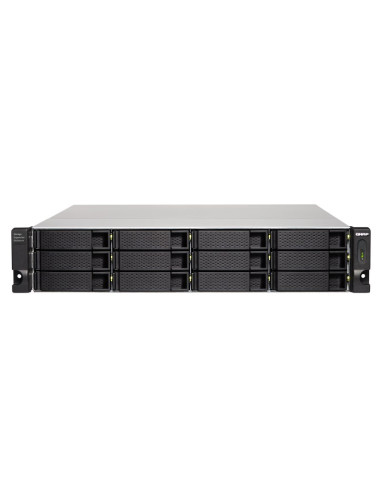 Qnap Tl-R1200C-Rp Obudowa Do Dysków Twardych Obudowa Hdd/Ssd Czarny, Szary 2.5/3.5"