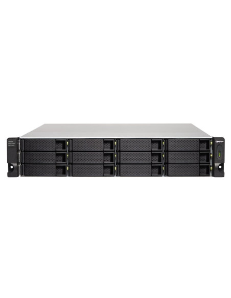 Qnap Tl-R1200C-Rp Obudowa Do Dysków Twardych Obudowa Hdd/Ssd Czarny, Szary 2.5/3.5"