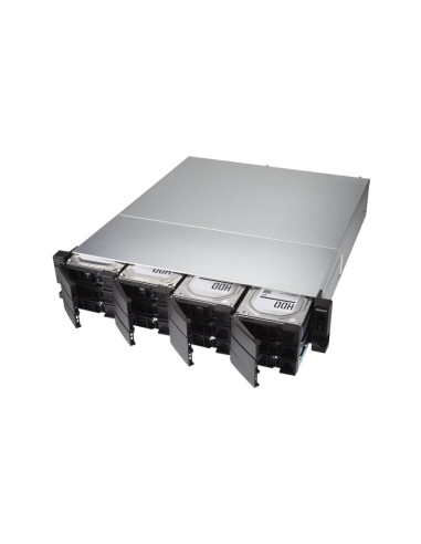 Qnap Tl-R1200C-Rp Obudowa Do Dysków Twardych Obudowa Hdd/Ssd Czarny, Szary 2.5/3.5"