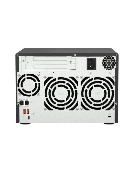 Qnap Ts-673A Nas Tower Ryzen Embedded V1500B 8 Gb Ddr4 0 Tb Qnap Turbo System Czarny