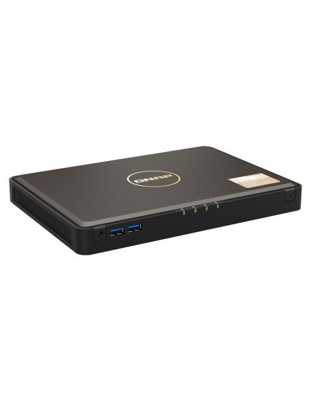 Qnap Tbs-464 Nas Komputer Stacjonarny Przewodowa Sieć Lan Czarny N5105