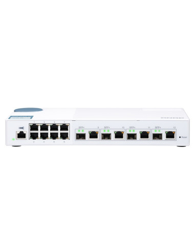 Qnap Qsw-M408-4C Łącza Sieciowe Zarządzany L2 Gigabit Ethernet (10/100/1000) Biały