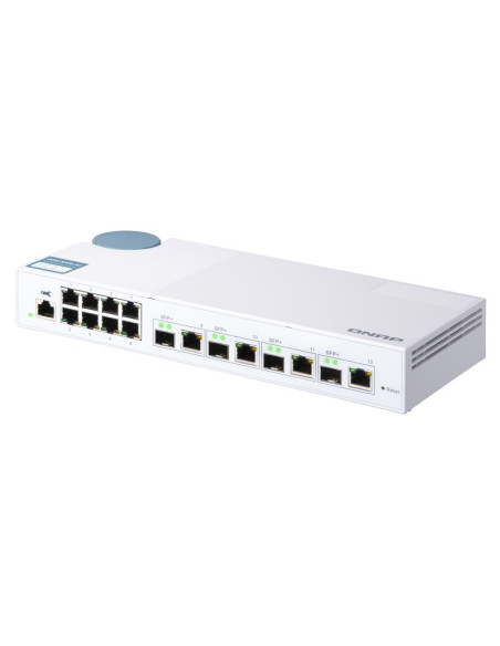 Qnap Qsw-M408-4C Łącza Sieciowe Zarządzany L2 Gigabit Ethernet (10/100/1000) Biały