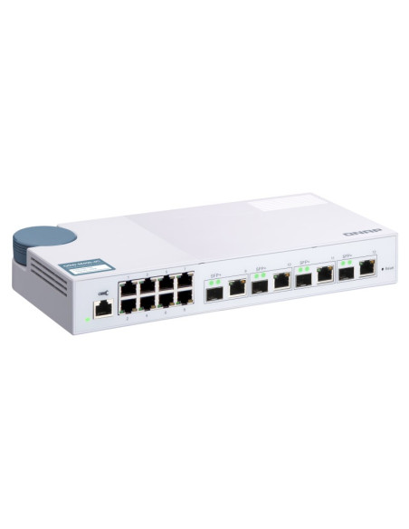 Qnap Qsw-M408-4C Łącza Sieciowe Zarządzany L2 Gigabit Ethernet (10/100/1000) Biały