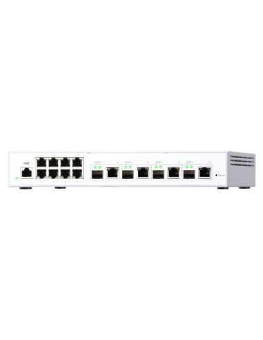 Qnap Qsw-M408-4C Łącza Sieciowe Zarządzany L2 Gigabit Ethernet (10/100/1000) Biały