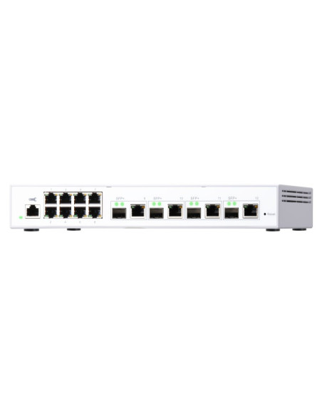 Qnap Qsw-M408-4C Łącza Sieciowe Zarządzany L2 Gigabit Ethernet (10/100/1000) Biały