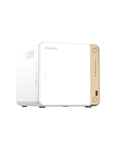 Qnap Ts-462-4G Serwer Danych Nas Tower Intel® Celeron® N4505 4 Gb Ddr4 0 Tb Qnap Qts Biały