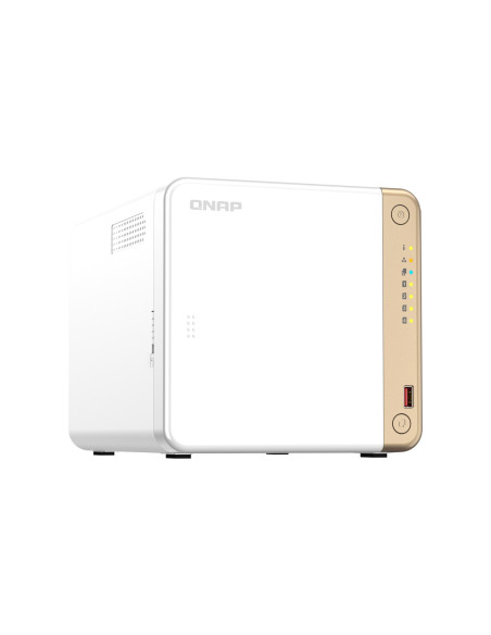 Qnap Ts-462-4G Serwer Danych Nas Tower Intel® Celeron® N4505 4 Gb Ddr4 0 Tb Qnap Qts Biały