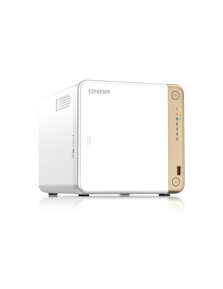 Qnap Ts-462-4G Serwer Danych Nas Tower Intel® Celeron® N4505 4 Gb Ddr4 0 Tb Qnap Qts Biały
