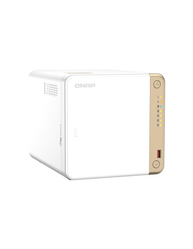 Qnap Ts-462-4G Serwer Danych Nas Tower Intel® Celeron® N4505 4 Gb Ddr4 0 Tb Qnap Qts Biały