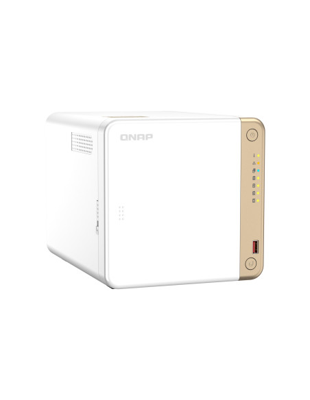 Qnap Ts-462-4G Serwer Danych Nas Tower Intel® Celeron® N4505 4 Gb Ddr4 0 Tb Qnap Qts Biały