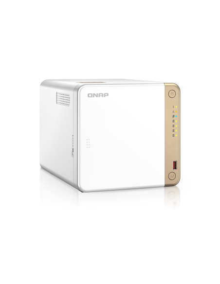 Qnap Ts-462-4G Serwer Danych Nas Tower Intel® Celeron® N4505 4 Gb Ddr4 0 Tb Qnap Qts Biały
