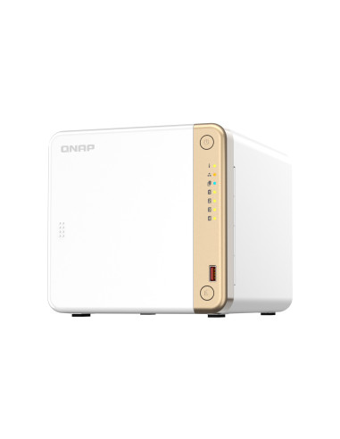 Qnap Ts-462-4G Serwer Danych Nas Tower Intel® Celeron® N4505 4 Gb Ddr4 0 Tb Qnap Qts Biały