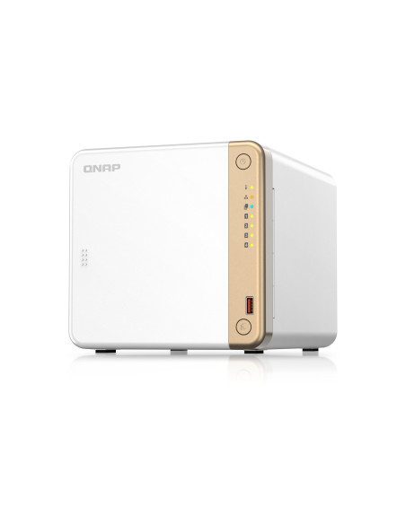 Qnap Ts-462-4G Serwer Danych Nas Tower Intel® Celeron® N4505 4 Gb Ddr4 0 Tb Qnap Qts Biały