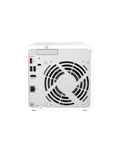 Qnap Ts-462-4G Serwer Danych Nas Tower Intel® Celeron® N4505 4 Gb Ddr4 0 Tb Qnap Qts Biały