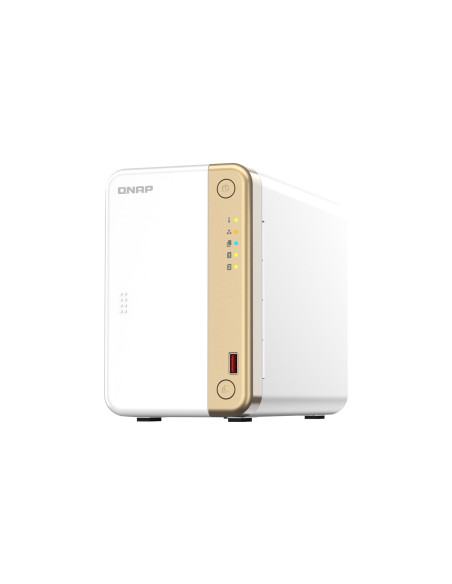 Qnap Ts-262 Nas Tower Przewodowa Sieć Lan Złoto, Biały N4505