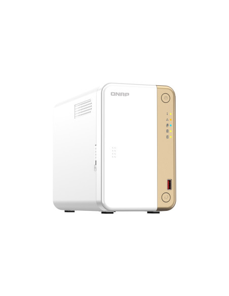 Qnap Ts-262 Nas Tower Przewodowa Sieć Lan Złoto, Biały N4505