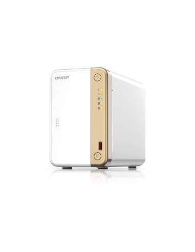 Qnap Ts-262 Nas Tower Przewodowa Sieć Lan Złoto, Biały N4505