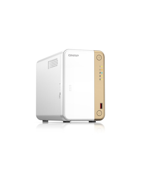 Qnap Ts-262 Nas Tower Przewodowa Sieć Lan Złoto, Biały N4505