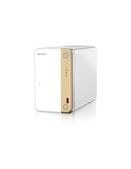 Qnap Ts-262 Nas Tower Przewodowa Sieć Lan Złoto, Biały N4505