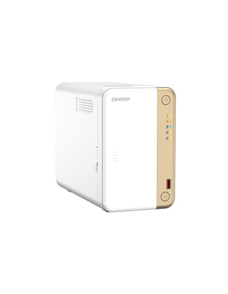 Qnap Ts-262 Nas Tower Przewodowa Sieć Lan Złoto, Biały N4505
