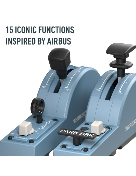Thrustmaster Tca Quadrant Add-On Airbus Edition Czarny, Niebieski Flight Sim Pc