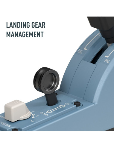 Thrustmaster Tca Quadrant Add-On Airbus Edition Czarny, Niebieski Flight Sim Pc