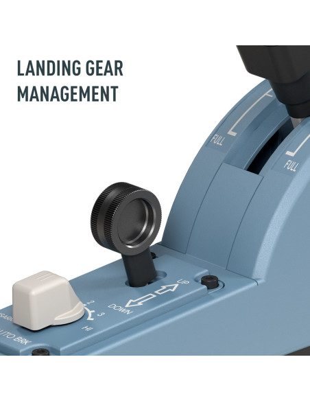 Thrustmaster Tca Quadrant Add-On Airbus Edition Czarny, Niebieski Flight Sim Pc