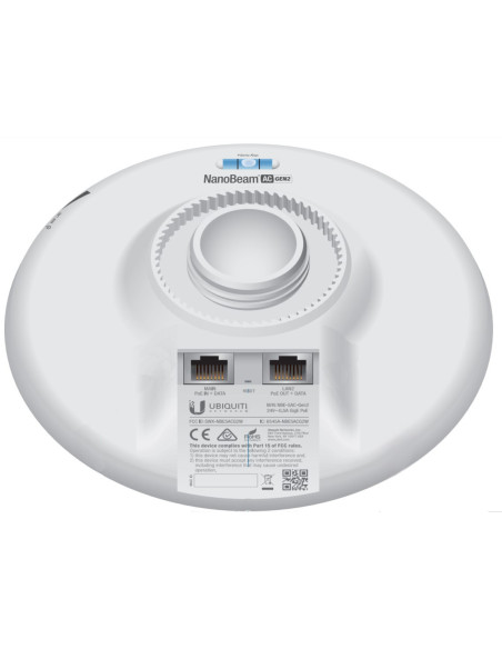 Ubiquiti Nanobeam 5Ac Gen 2 Most Sieciowy 450 Mbit/S Biały