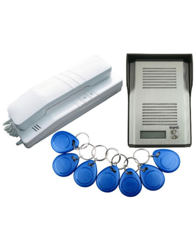 Domofon Eura Adp-41A3 1-Rodzinny Z Czytnikiem Rfid (Rl-3203Id)