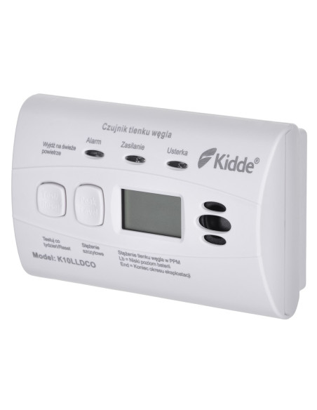 Czujnik Tlenku Węgla I Czadu Lcd K10Lldco Kidde