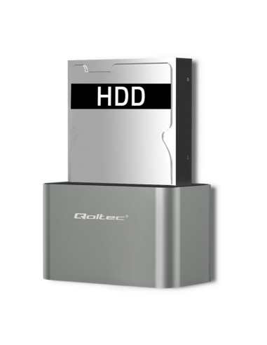 Qoltec Stacja Dokująca Hdd/Ssd | 2.5"/3.5" Sata | Usb 3.0