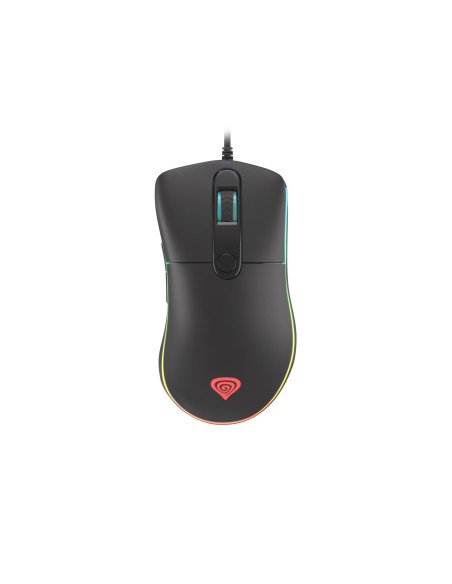 Mysz Dla Graczy Genesis Krypton 510 8000 Dpi Rgb Czarna Gamingowa
