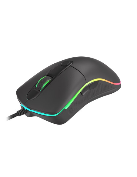 Mysz Dla Graczy Genesis Krypton 510 8000 Dpi Rgb Czarna Gamingowa