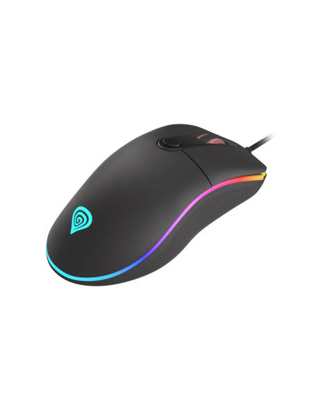 Mysz Dla Graczy Genesis Krypton 510 8000 Dpi Rgb Czarna Gamingowa