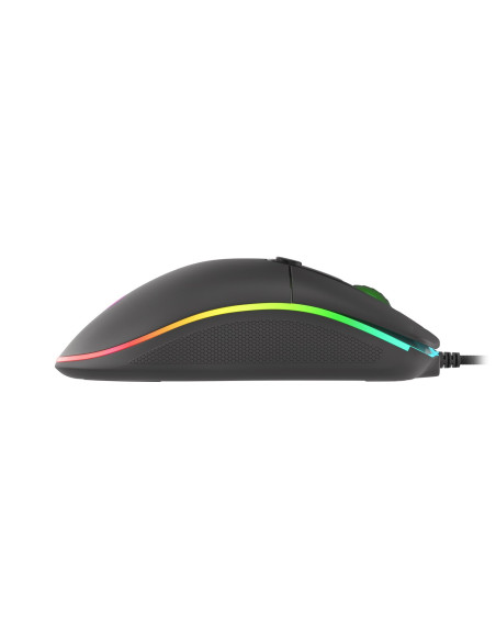 Mysz Dla Graczy Genesis Krypton 510 8000 Dpi Rgb Czarna Gamingowa