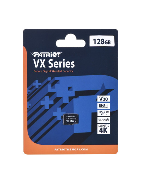 Patriot Vx Micro Sdxc 128Gb 90/80 Mb/S V30 U3 Uhs-I